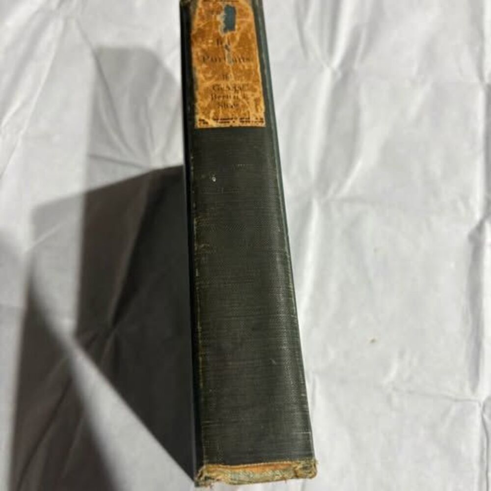 Antique 1906 Bernard Shaw Three Plays for Puritans Brentano’s New York Hardcover